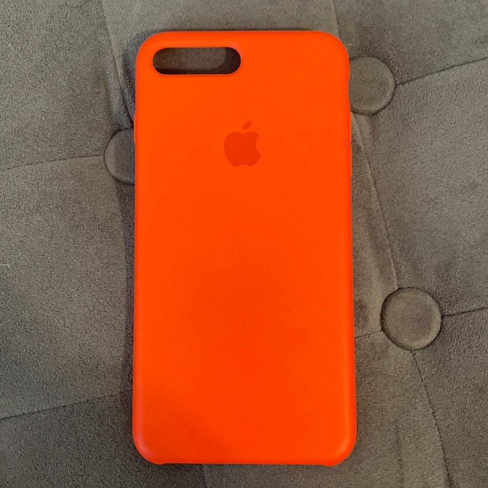 iPhone 7/8 Plus Orange Silicon Case